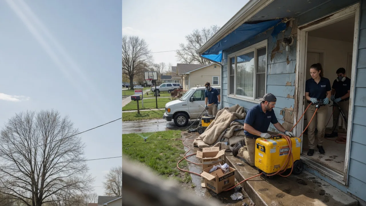 Basement Flood Cleanup in Marinette, WI near me